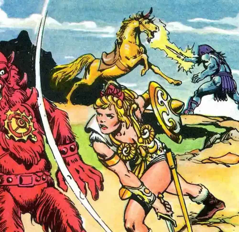Teela-and-Charger-MOTU-Mini-Comic