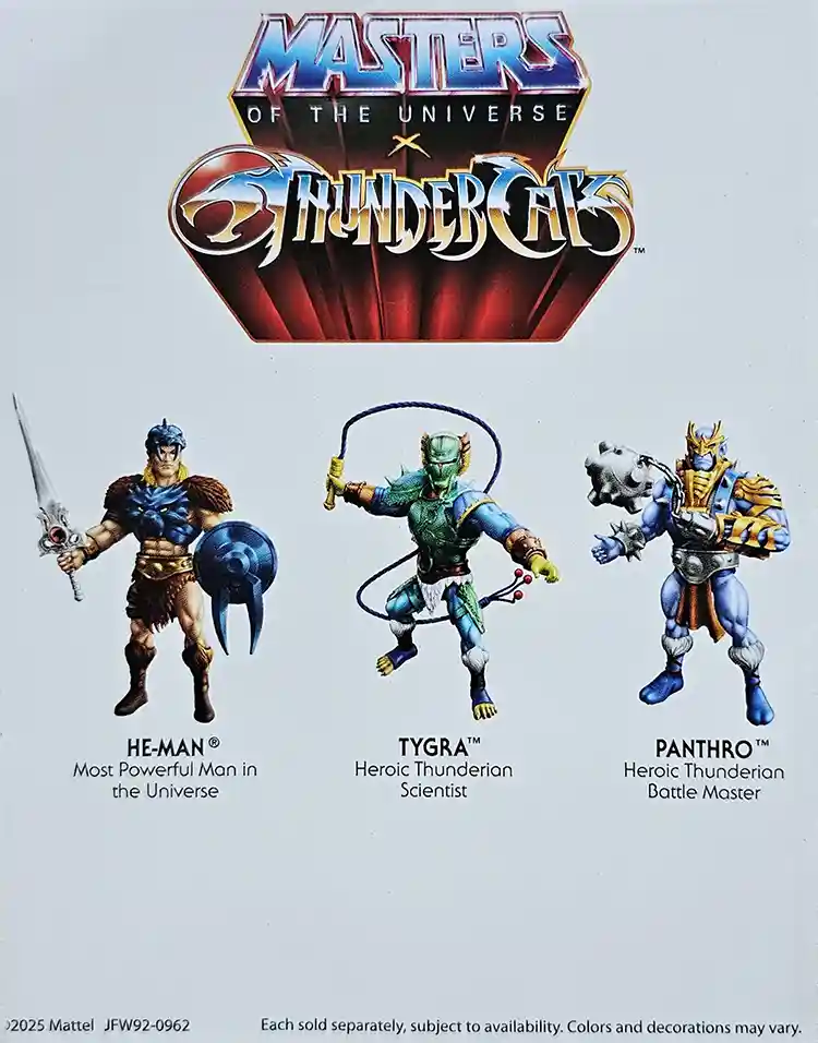 The Power Sword of Omens MOTU ThunderCats Wave 2 Minicomic Back