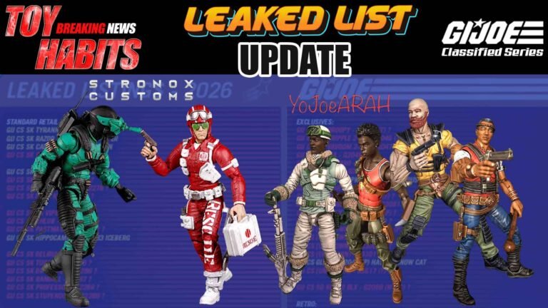 GI Joe Classified Series Leaked Listings 2026 Update