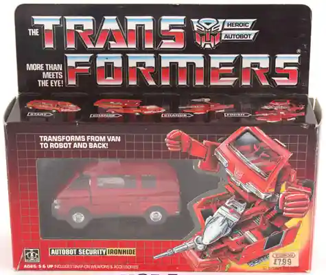 Ironhide G1 Transformers Box Front