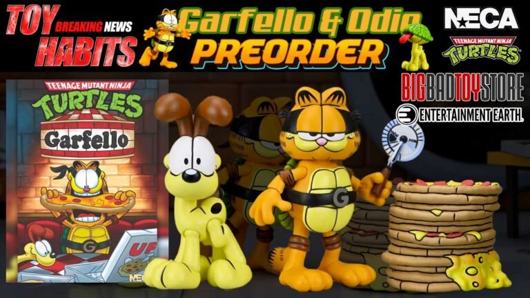 Teenage Mutant Ninja Turtles x Garfield Ultimate Garfello & Odie Preorder
