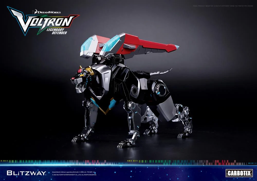 Voltron Legendary Defender Carbotix 10th Anniversary Voltron Black Lion