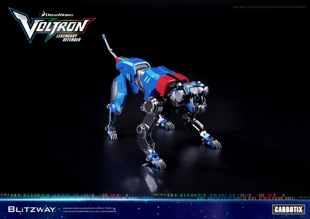 Voltron Legendary Defender Carbotix 10th Anniversary Voltron Blue Lion