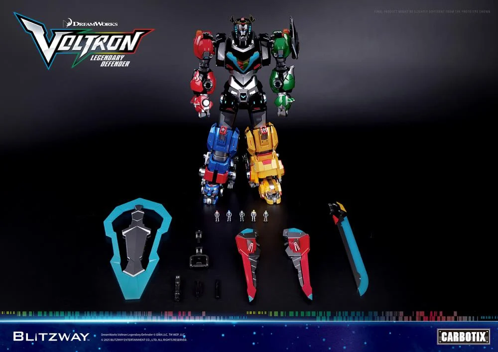 Voltron Legendary Defender Carbotix 10th Anniversary Voltron Standard Edition 5