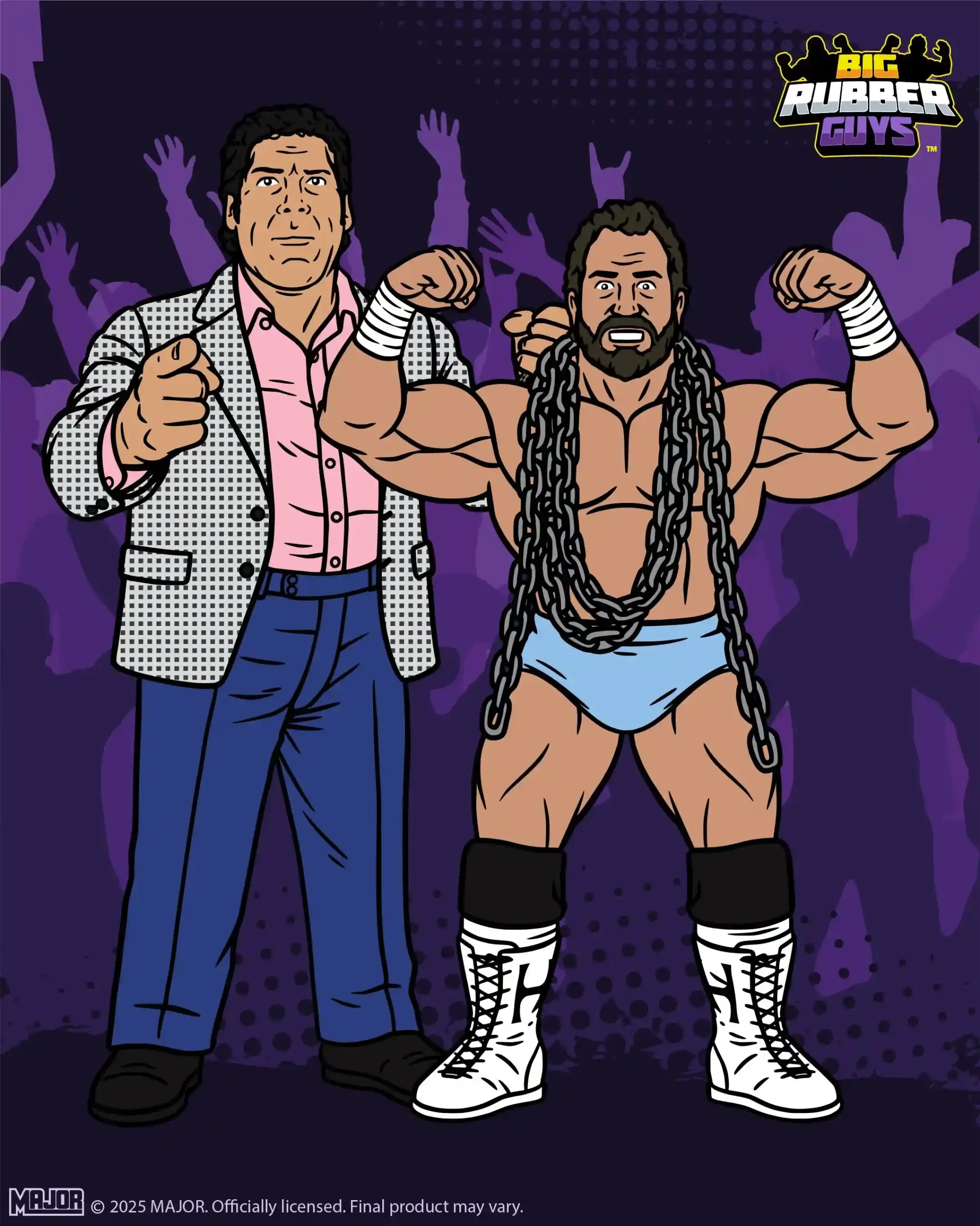 Andre The Giant Suit Hercules Hernandez Chains Big Rubber Guys Series 16