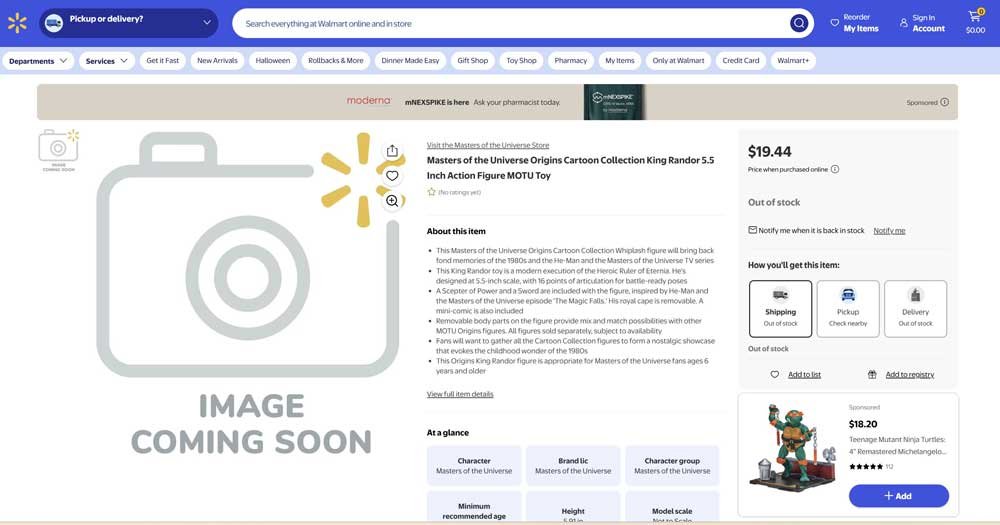 Cartoon-Collection-King-Randor-Walmart-Listing