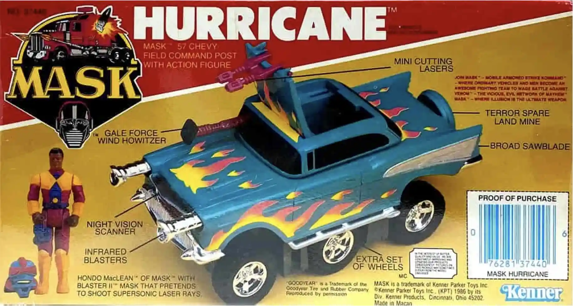 Hurricane MASK Series 2 Vintage Back