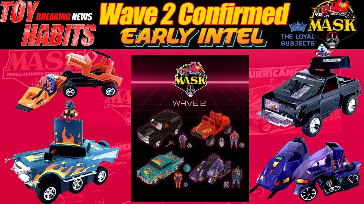 Wave Mask Mobile MASK Wave 2 The Loyal Subjects Full Reveal - Toy Habits