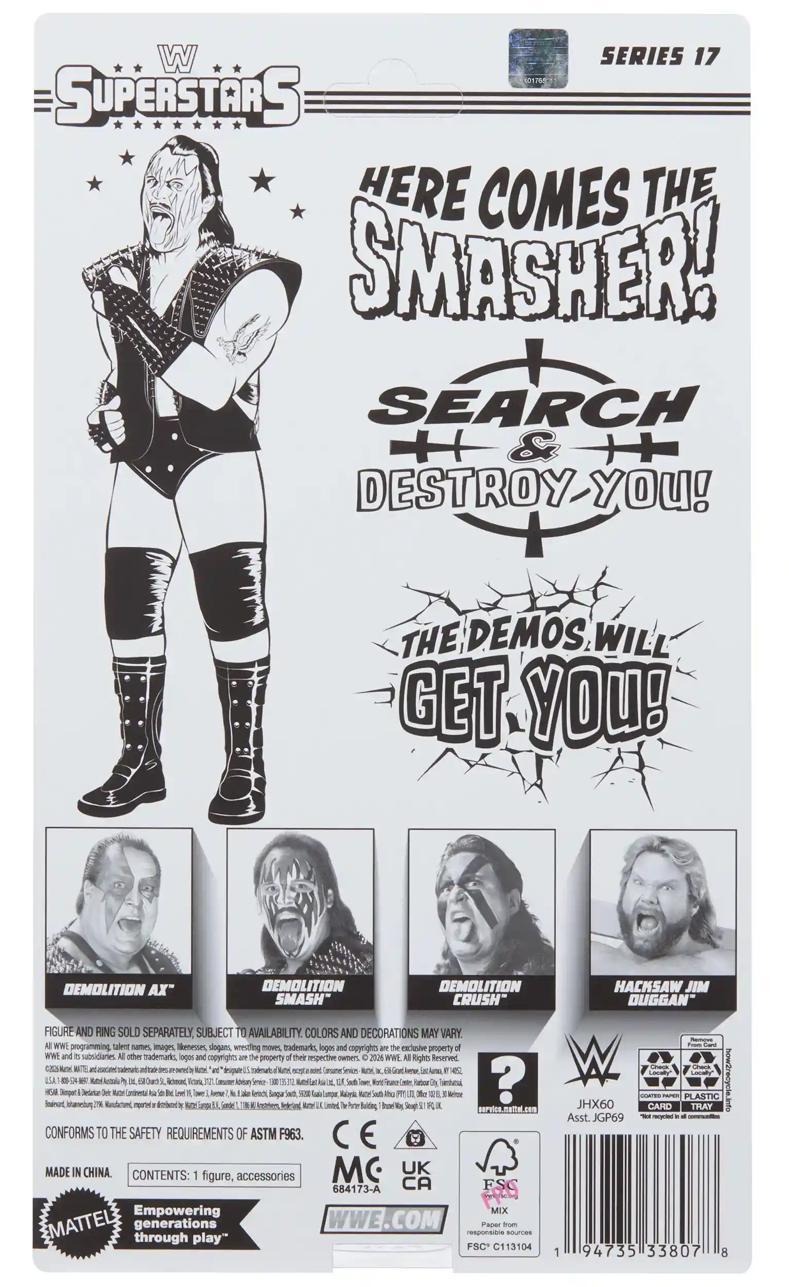 Demolition-Smash-WWE-Superstars-17-JHX60 Card Back