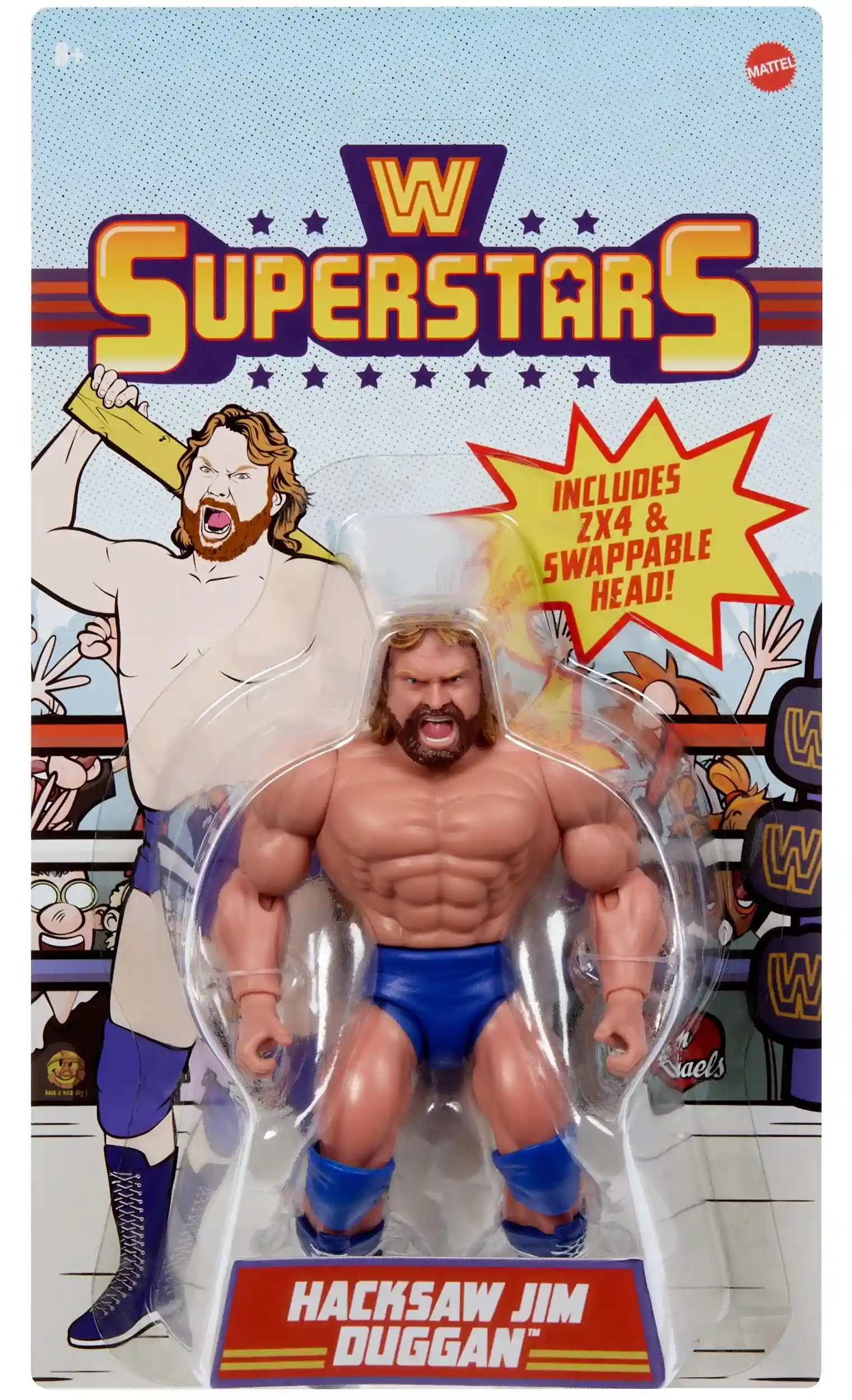 Hacksaw Jim Duggan-WWE-Superstars-17-JHX62 Card Front