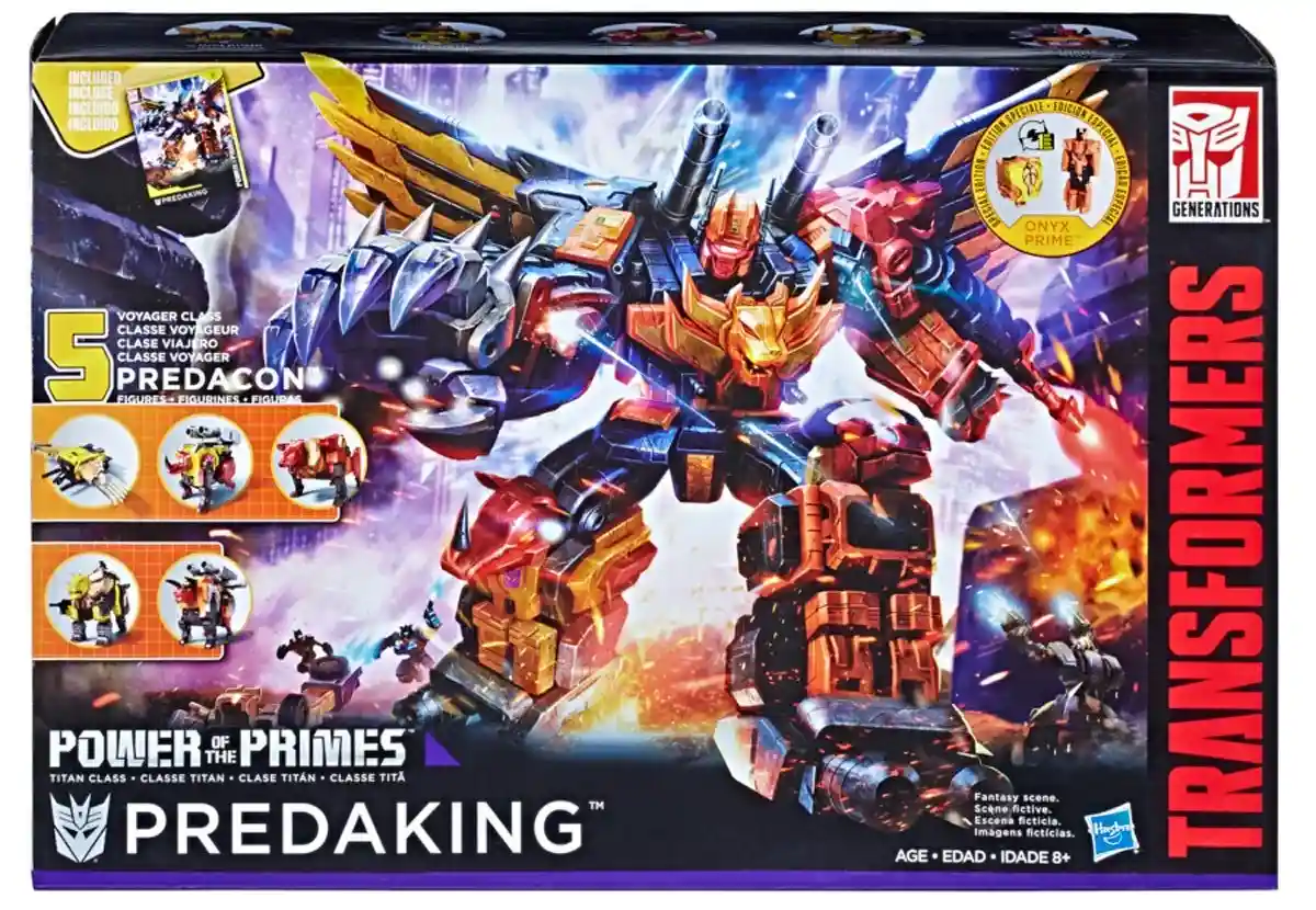 Predaking Transformers Power of the Primes Titan Class Reissue Box