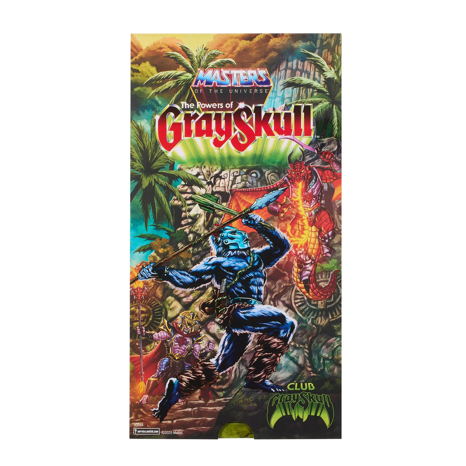 Red Shadow MOTU Origins Club Grayskull Exclusive Box Back