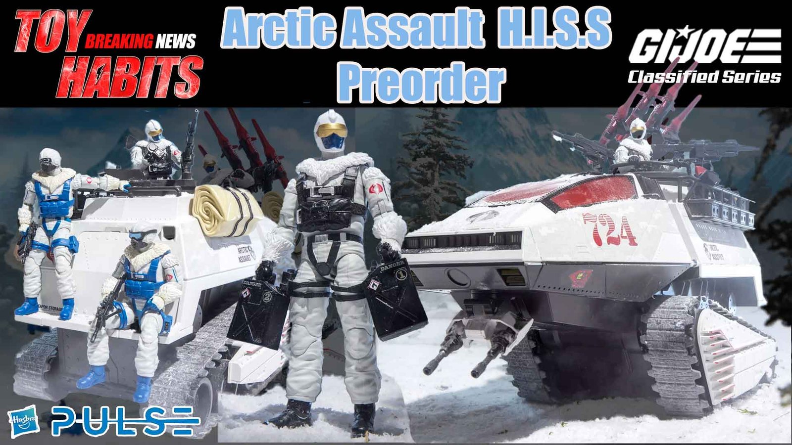 giジョー　対空砲 GI Joe Classified Series Arctic Assault H.I.S.S Preorder