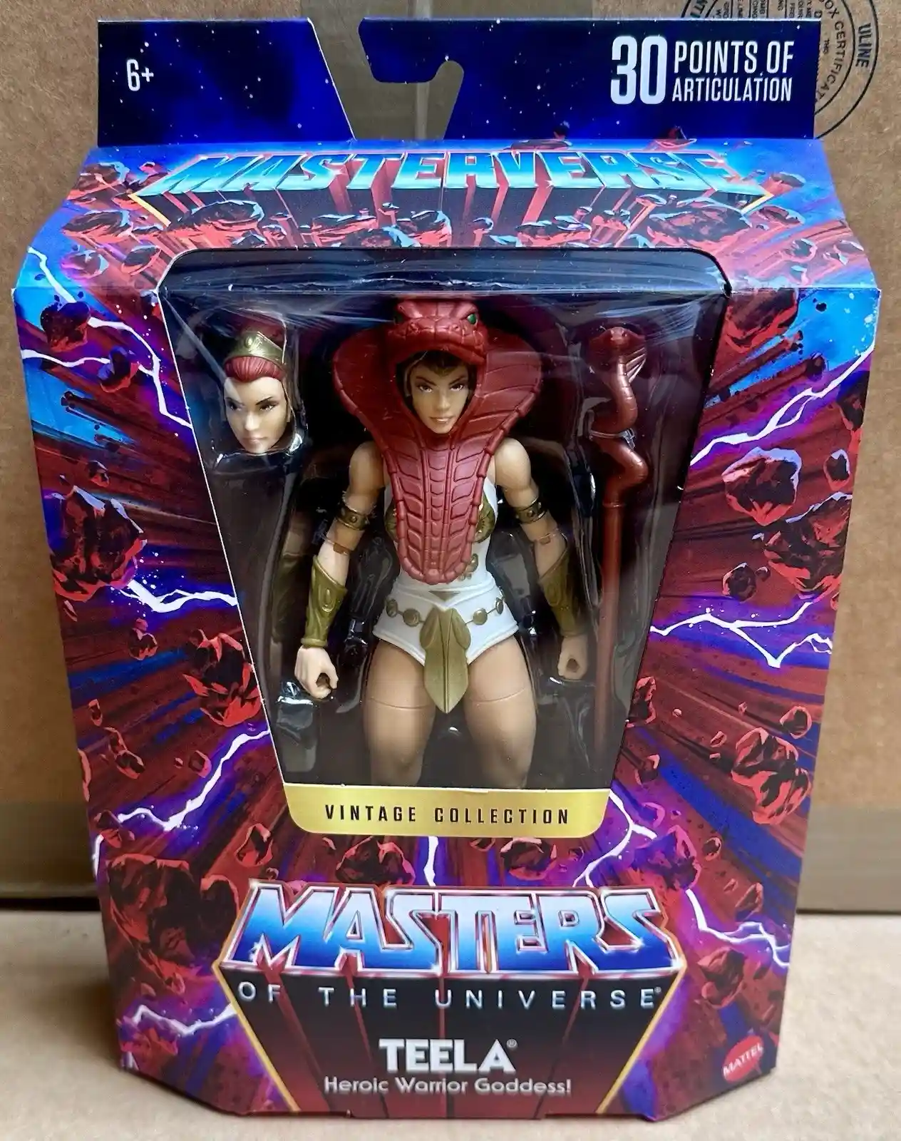 Teela Masterverse Vintage Collection In-Hand Box Front copy