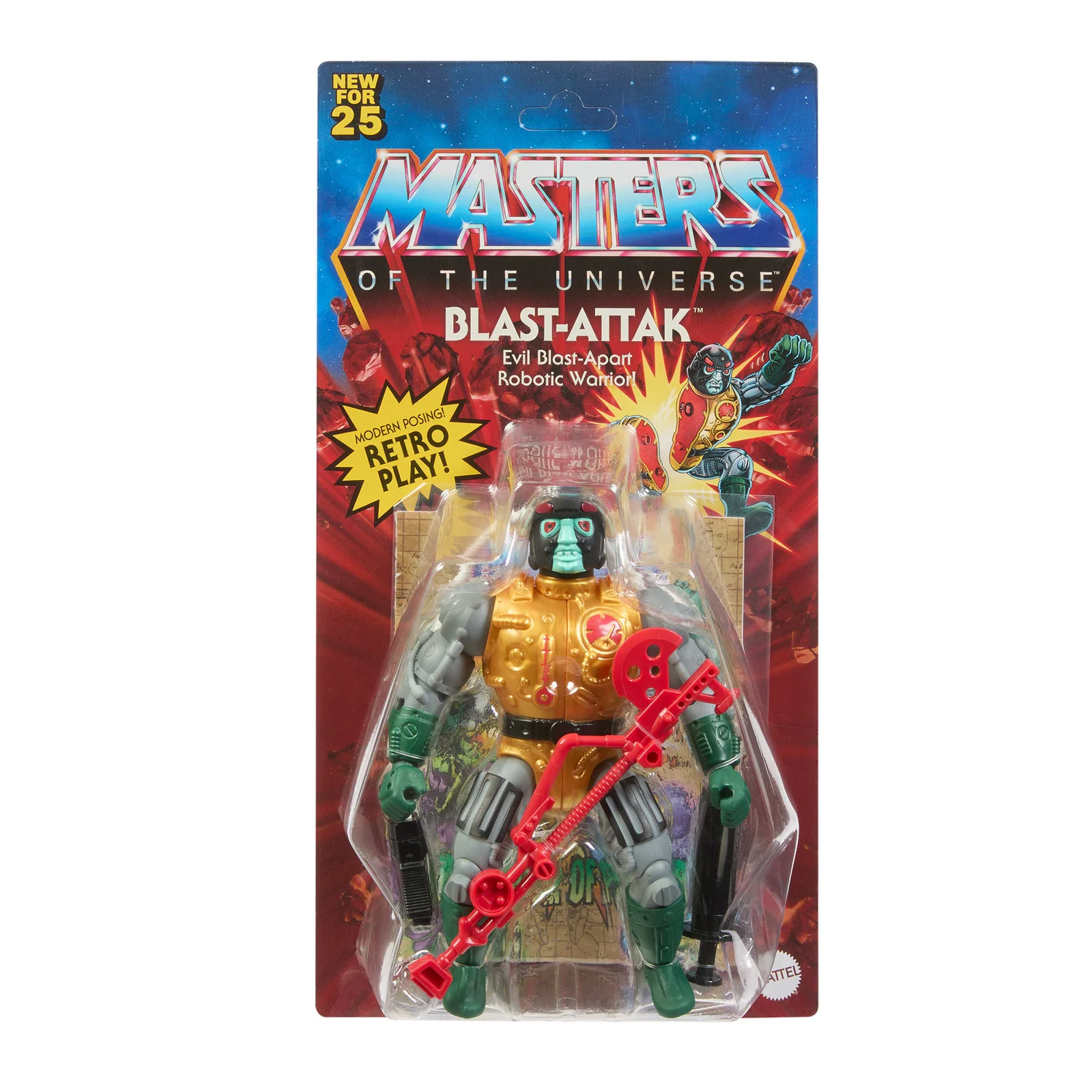 Blast Attak MOTU Origins Mattel Creations Exclusive Card Front