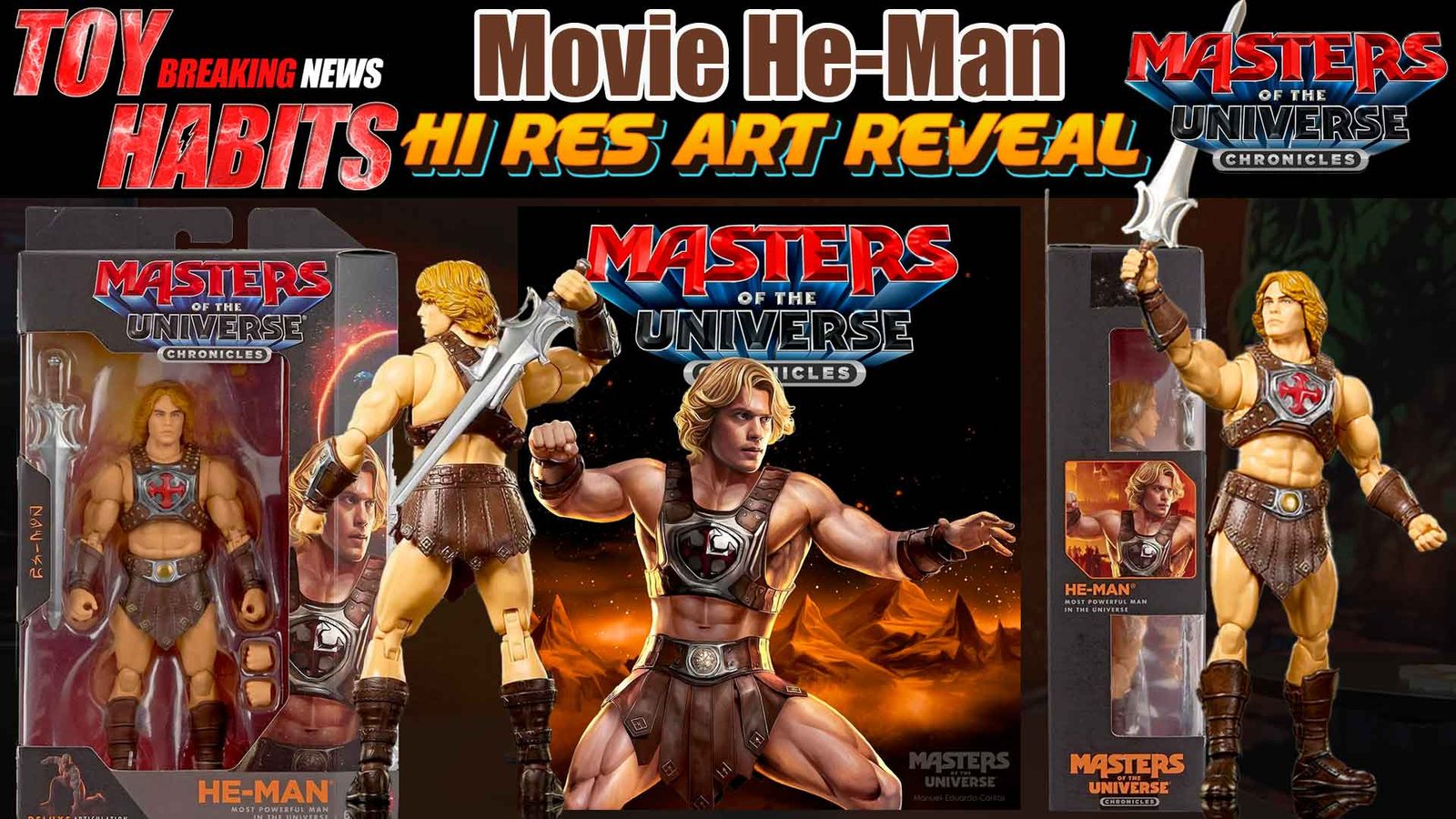 He Man MOTU Chronicles Masters Of The Universe Movie Hi Res Art 