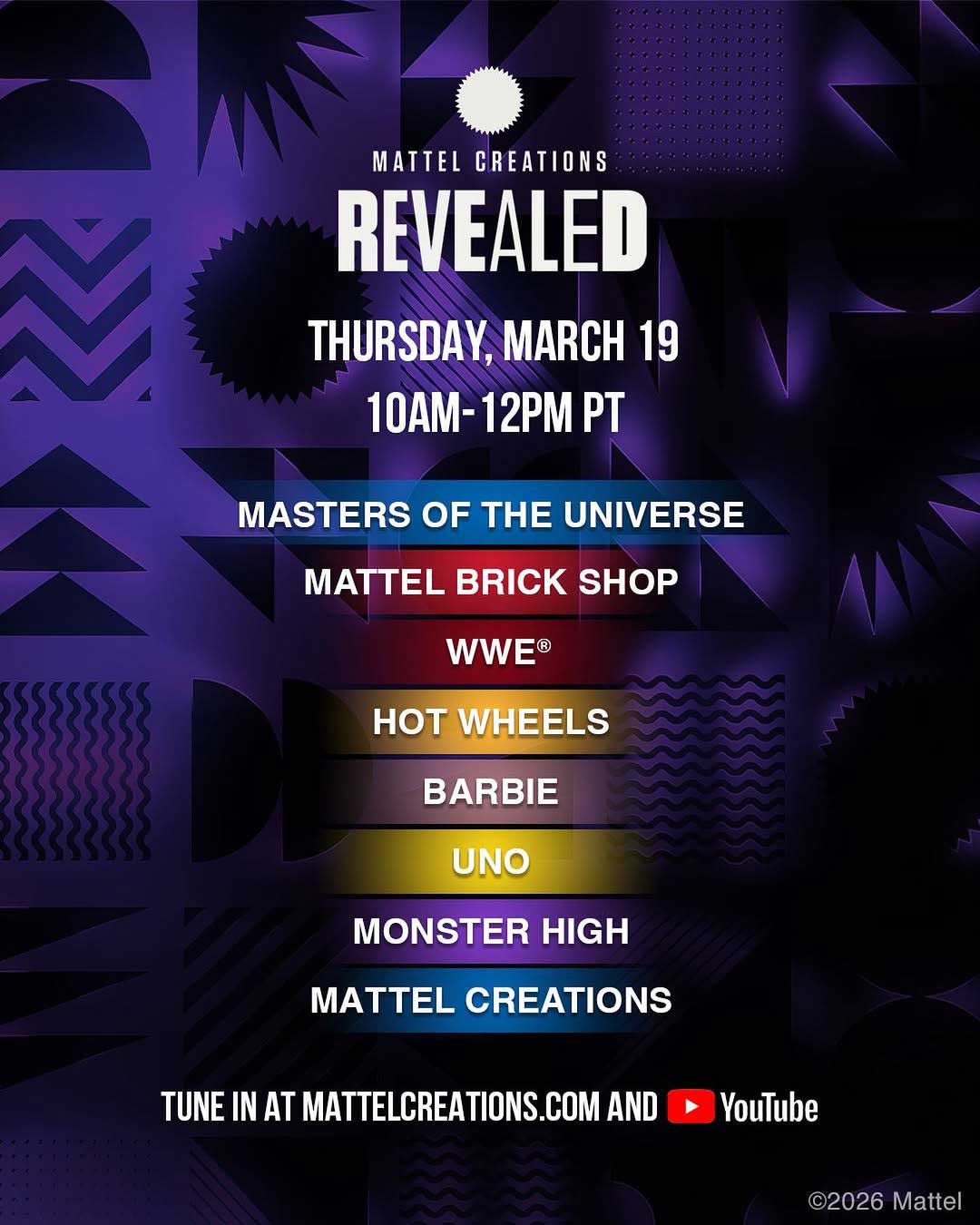Mattel-Creations-REVEALED-March-2026-Programming