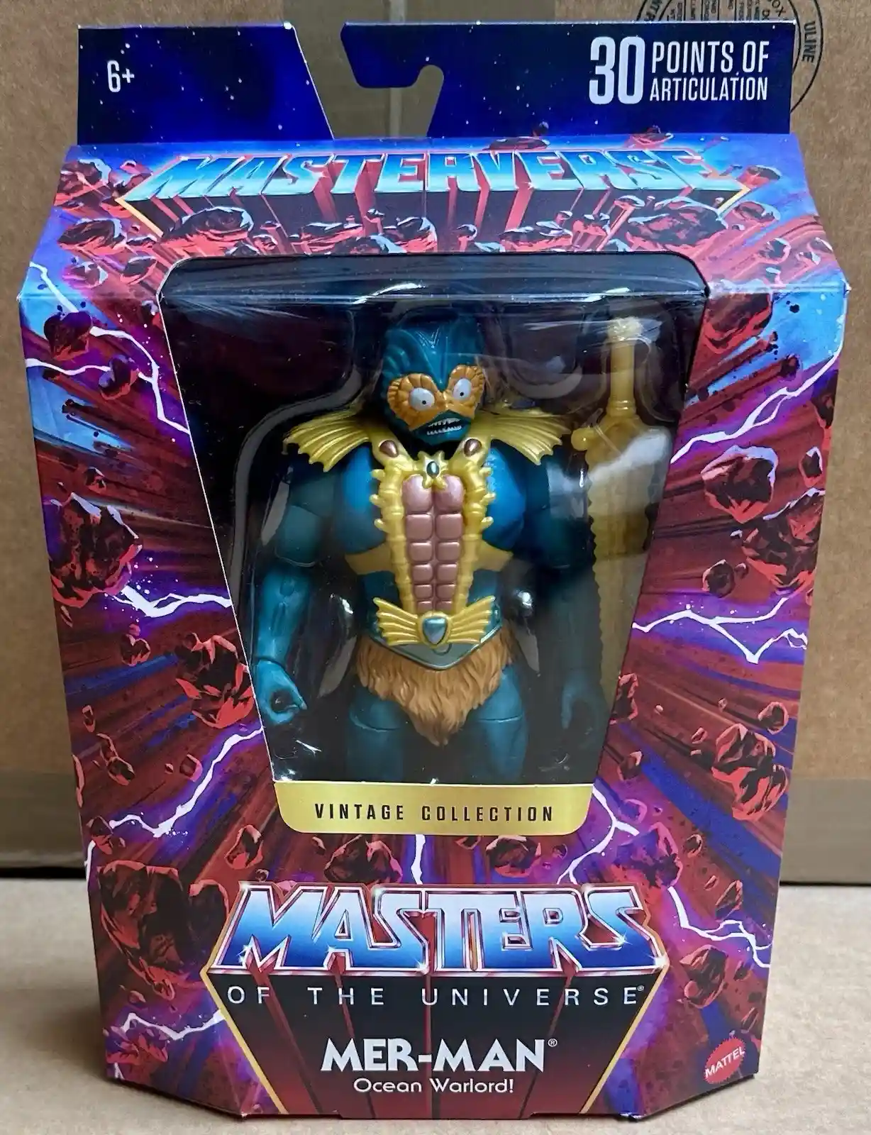 Mer-Man MOTU Masterverse Vintage Collection Box Front