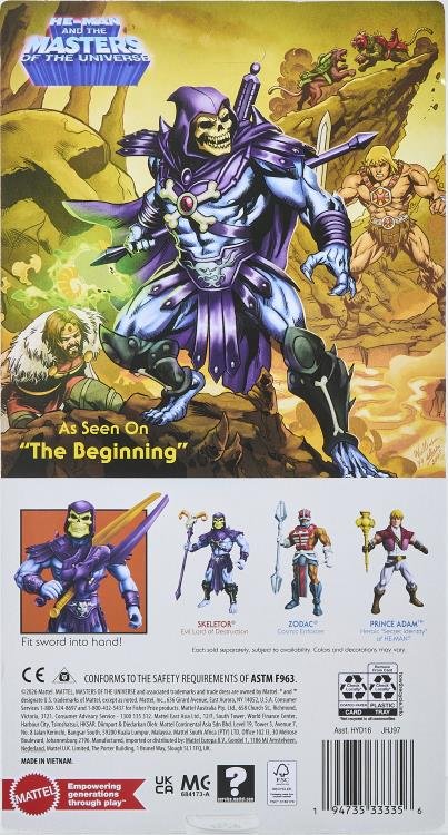 Skeletor 200x MOTU Origins Cartoon Collection Card Back