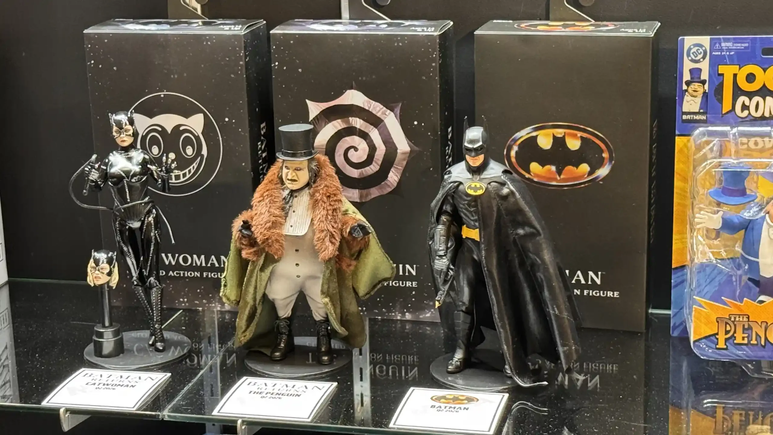 1989 Batman Returns NECA Clothed Figures Toy Fair 2026 Booth 12