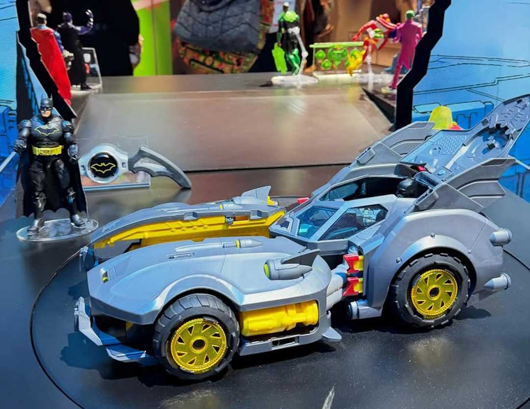 Bat-Mobile-DC-Universe-Kids-Line-Mattel-Toy-Fair-Booth-3