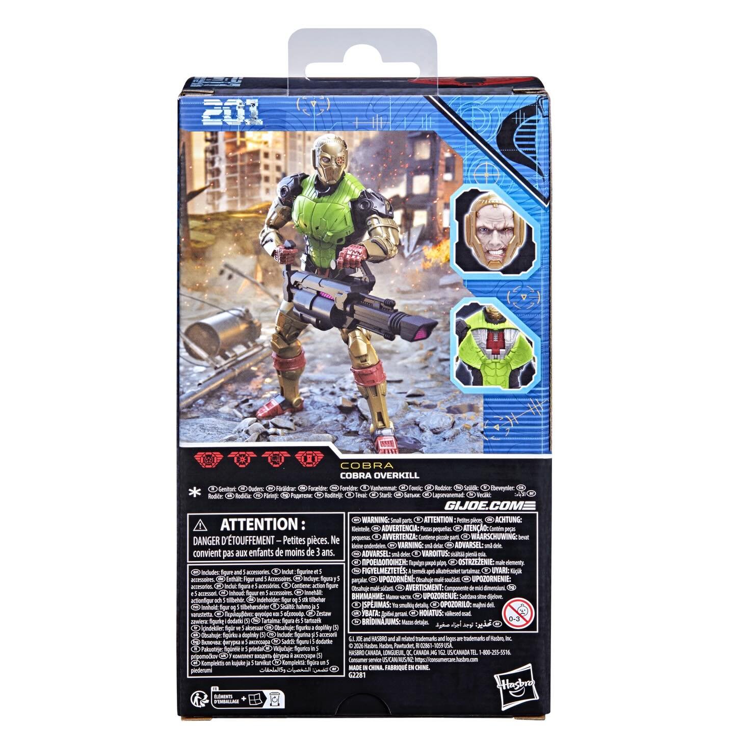 Cobra Overkill GI Joe Classified Series Official 1