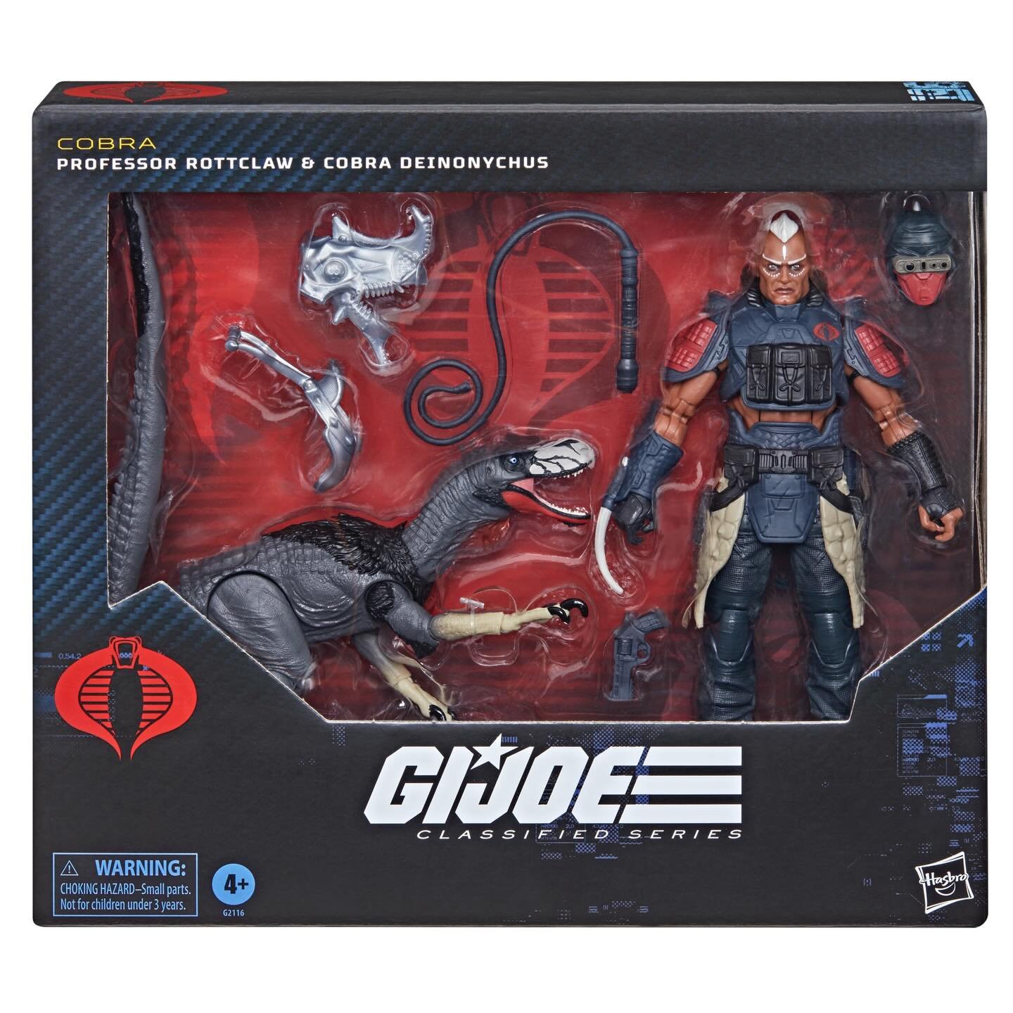 Cobra Professor Rottclaw & Cobra Deinonychus GI Joe Classified Series Official 2