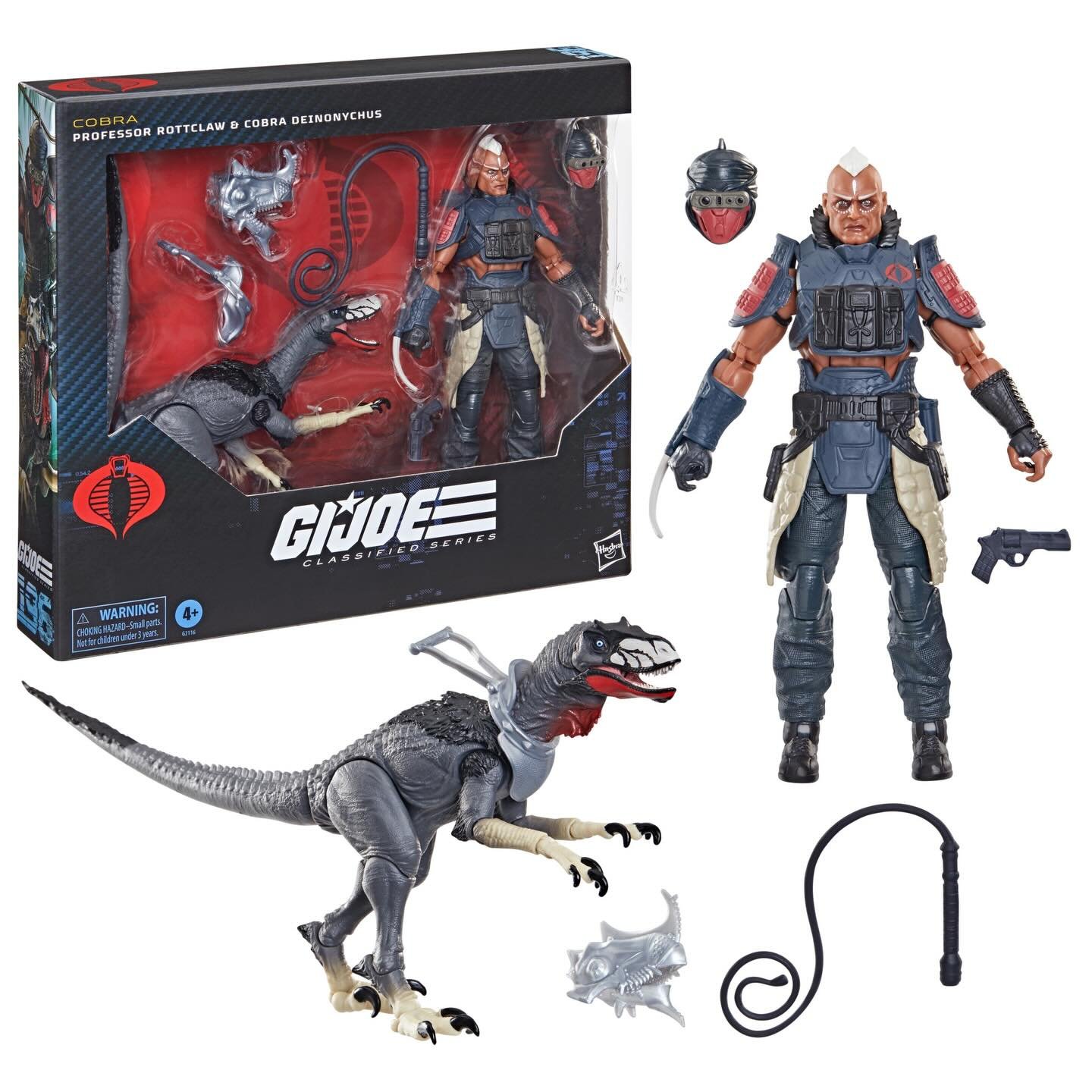Cobra Professor Rottclaw & Cobra Deinonychus GI Joe Classified Series Official 6