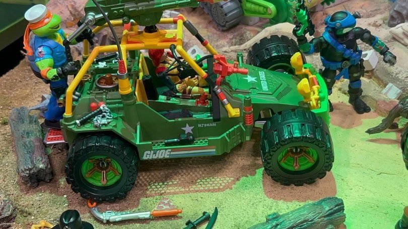 GI Joe Teenage Mutant Ninja Turtles Crossover Playmates Hasbro Toy Fair 2026 Booth 1
