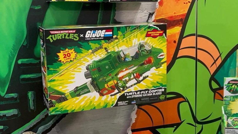 GI Joe Teenage Mutant Ninja Turtles Crossover Playmates Hasbro Toy Fair 2026 Booth 10