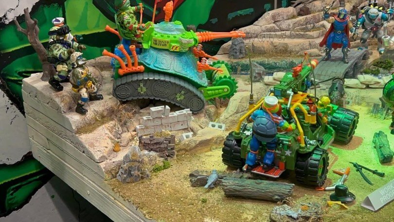 GI Joe Teenage Mutant Ninja Turtles Crossover Playmates Hasbro Toy Fair 2026 Booth 3