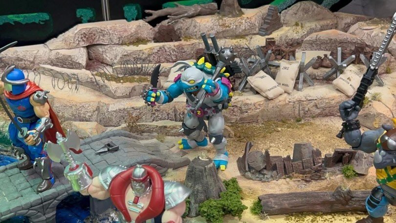 GI Joe Teenage Mutant Ninja Turtles Crossover Playmates Hasbro Toy Fair 2026 Booth 5