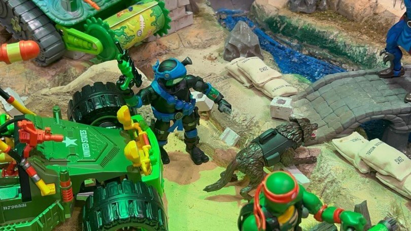 GI Joe Teenage Mutant Ninja Turtles Crossover Playmates Hasbro Toy Fair 2026 Booth 6