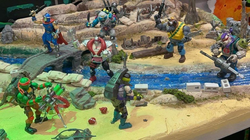 GI Joe Teenage Mutant Ninja Turtles Crossover Playmates Hasbro Toy Fair 2026 Booth 8