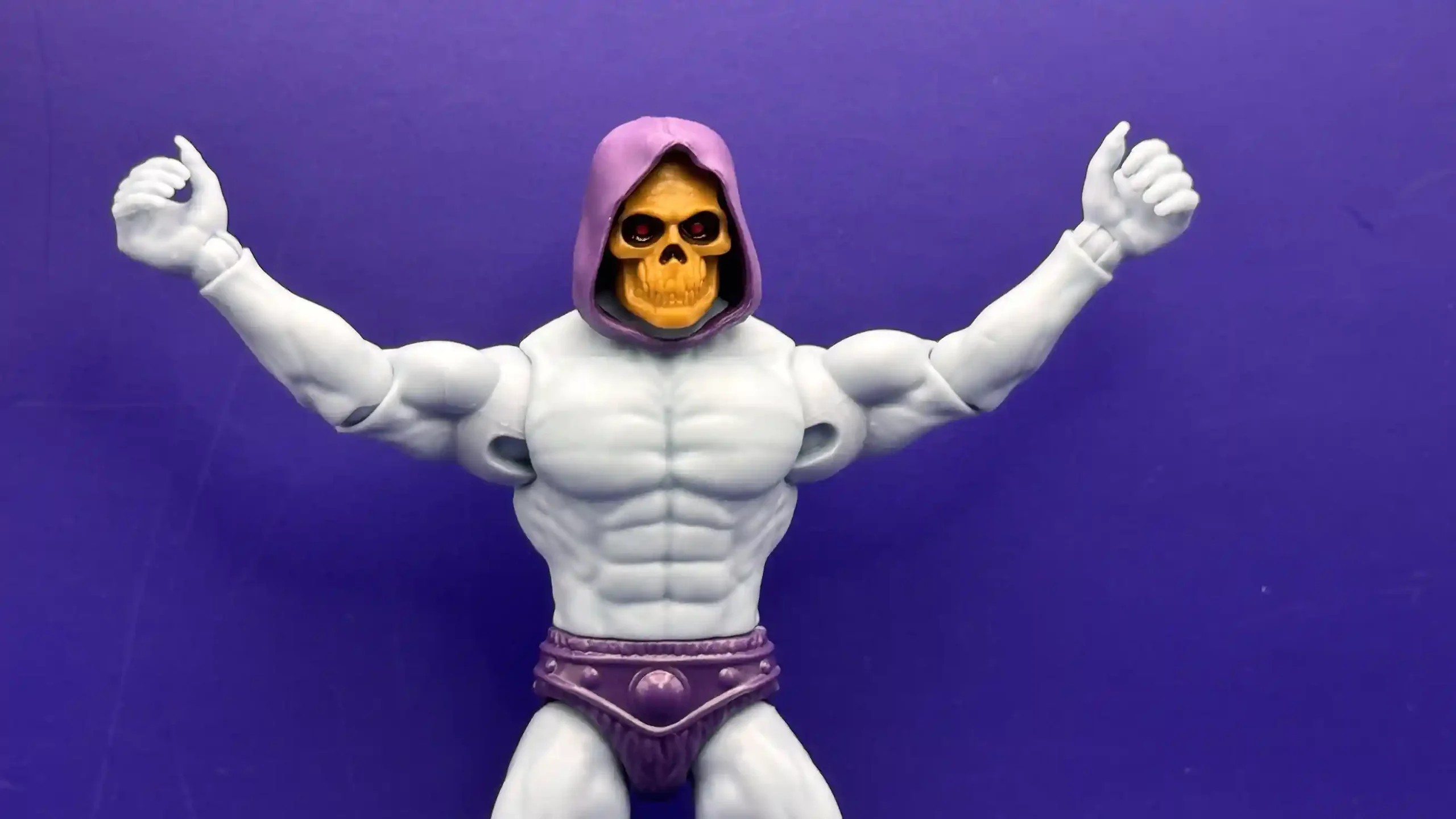 Gold Acala Skeletor Core MOTU Variant Review 17