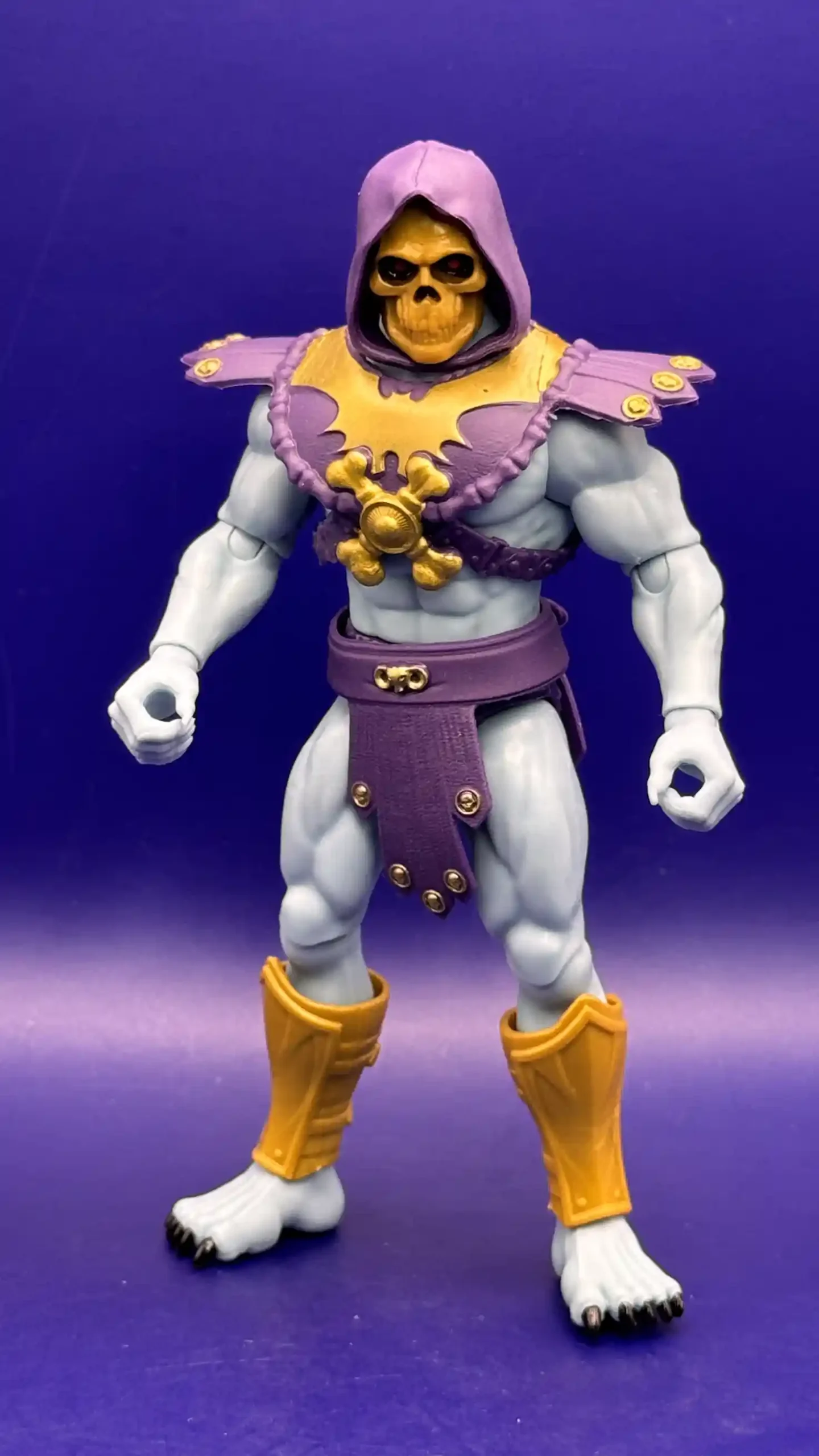 Gold Acala Skeletor Core MOTU Variant Review 20