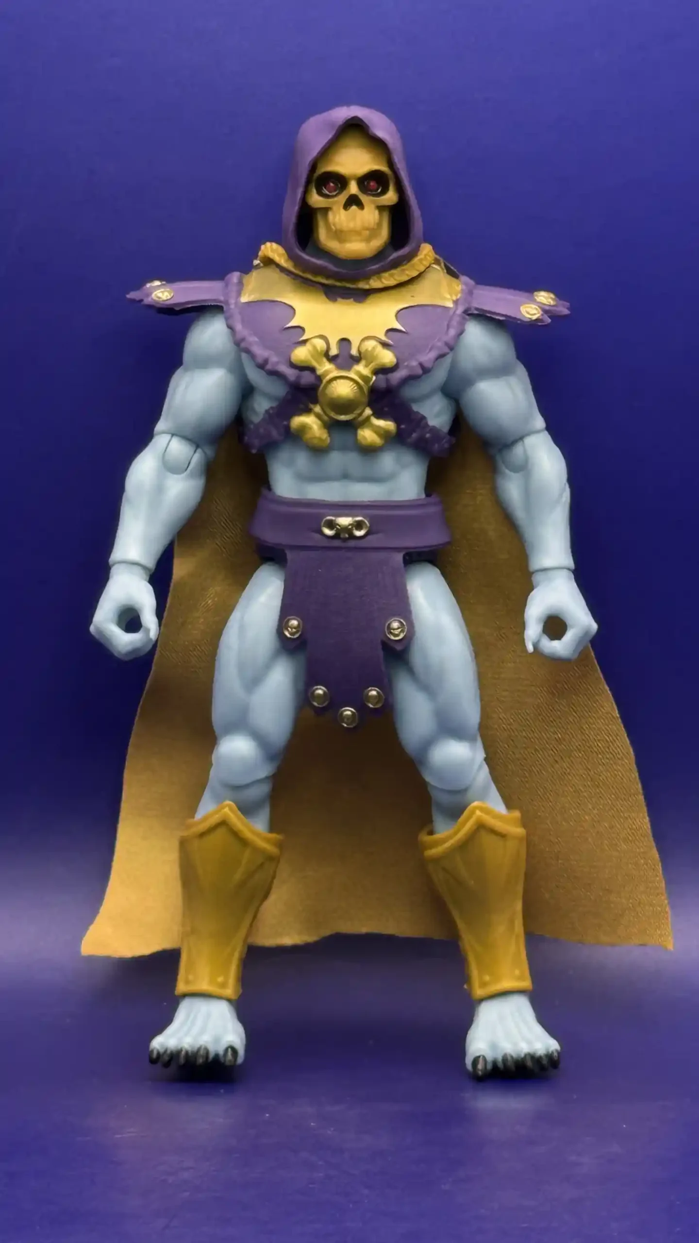 Gold Acala Skeletor Core MOTU Variant Review 27