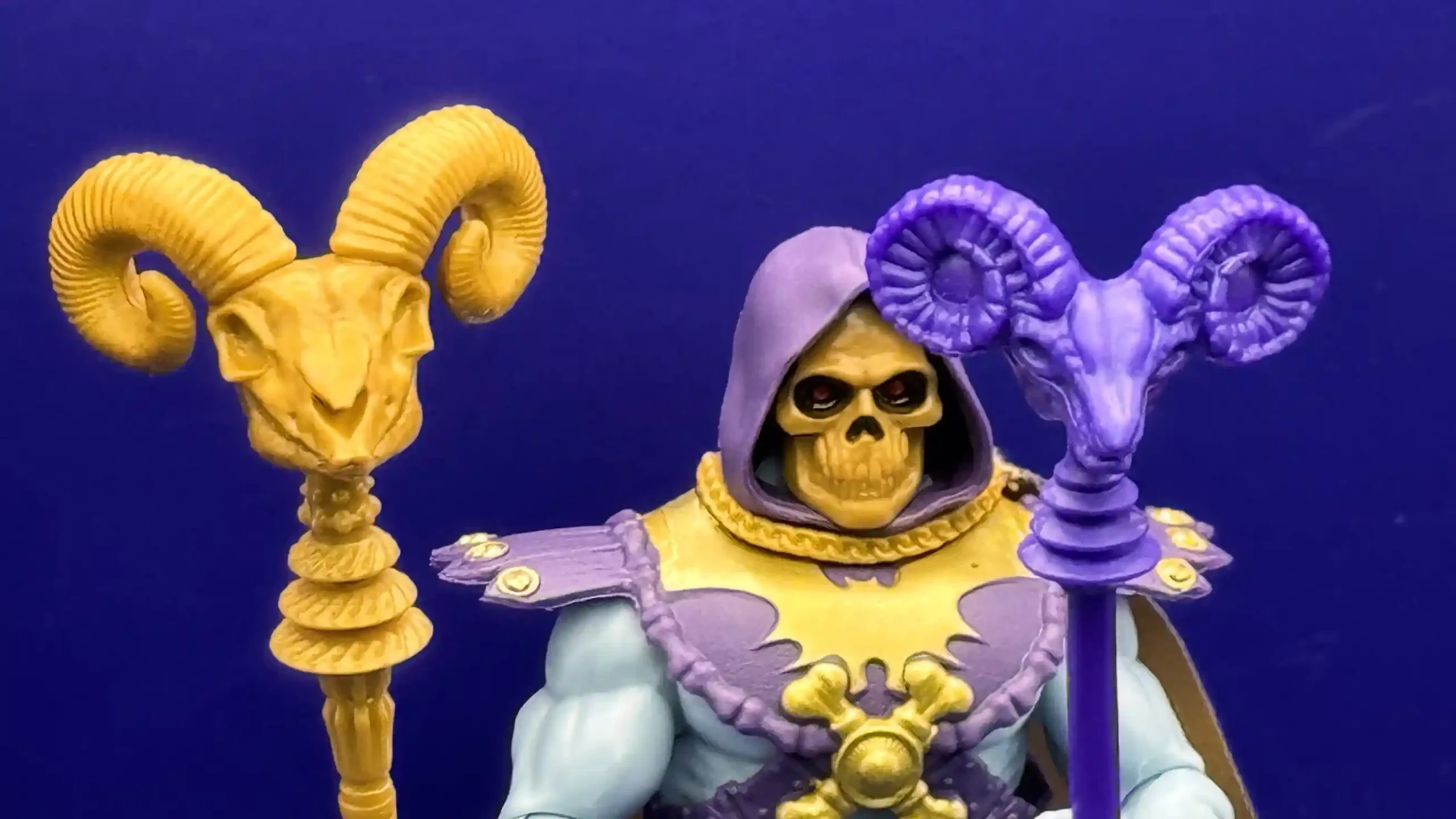 Gold Acala Skeletor Core MOTU Variant Review 3