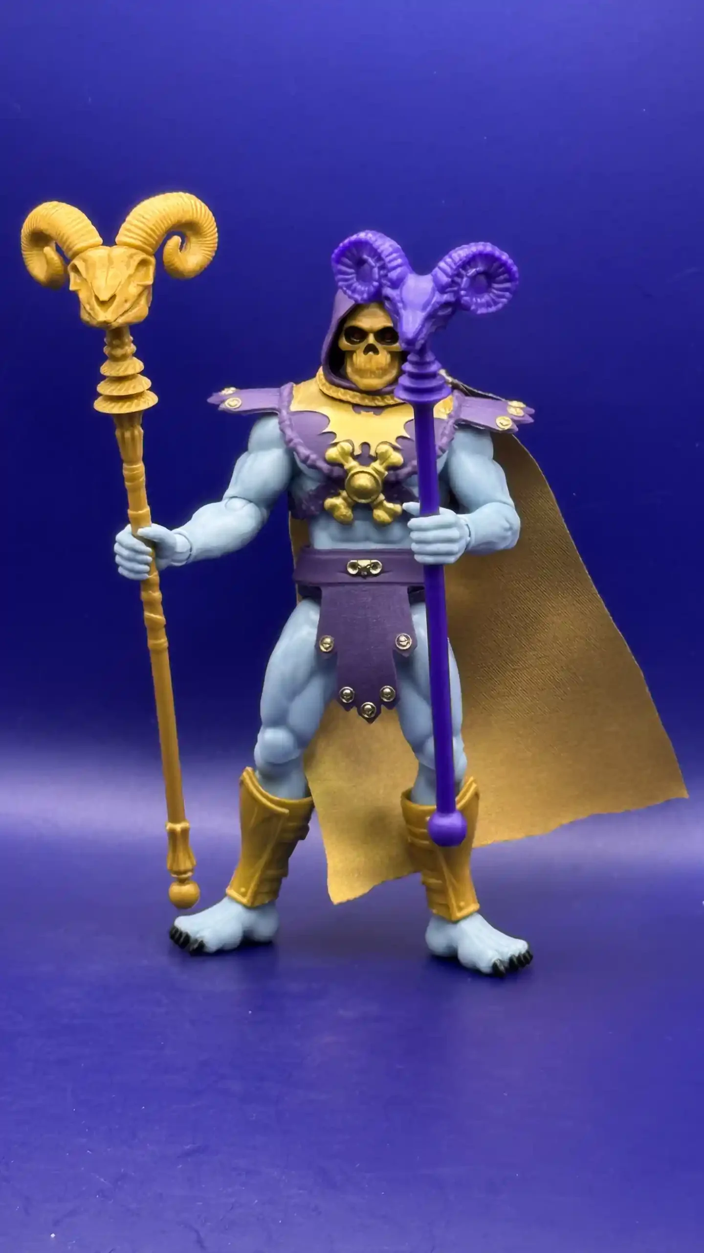 Gold Acala Skeletor Core MOTU Variant Review 4