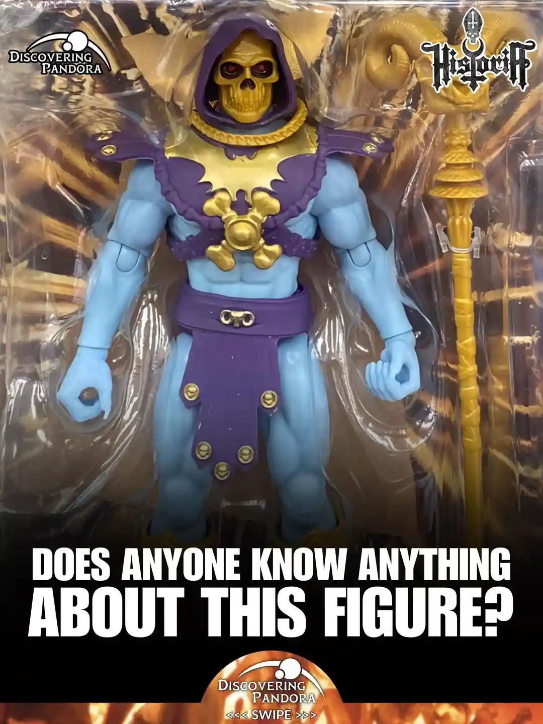 Gold Skeletor MOTU Core Movie Figure Discovered at Walmart 1 copy