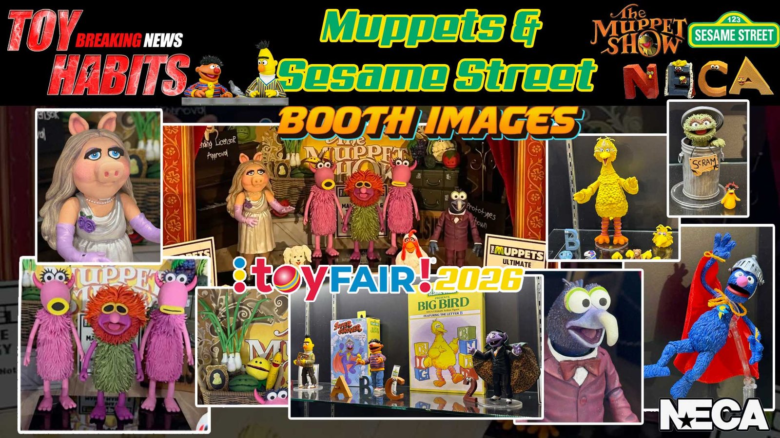 NECA-Muppets-&-Sesame-Street-NY-Toy-Fair-2026-Booth-Images
