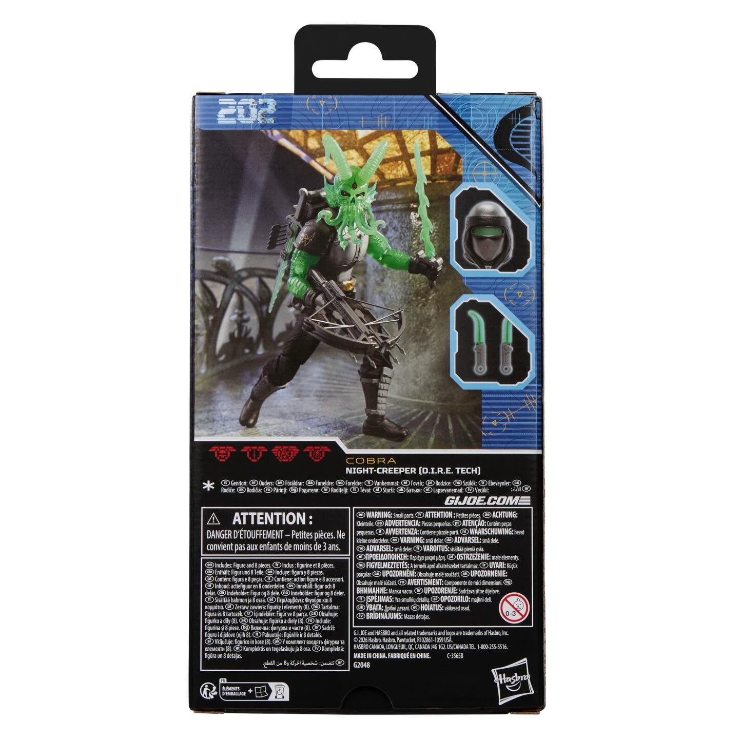 Night Creeper Dire Tech GI Joe Classified Series Official 1
