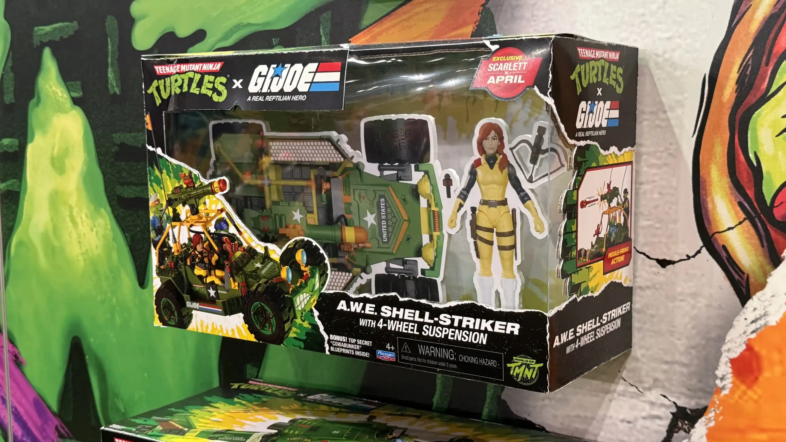 Playmates Teenage Mutant Ninja Turtle TMNT GI Joe Crossover Toy Fair Booth Tour 1