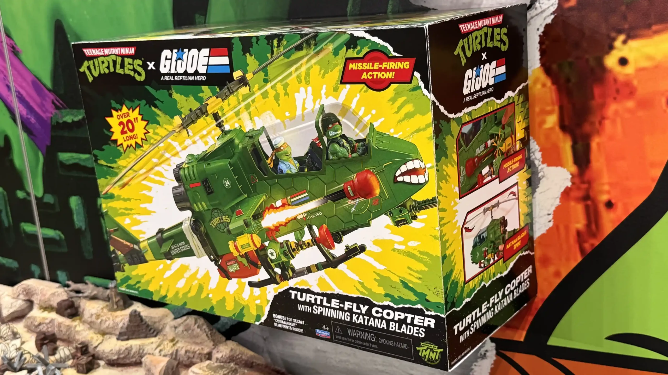 Playmates Teenage Mutant Ninja Turtle TMNT GI Joe Crossover Toy Fair Booth Tour 2