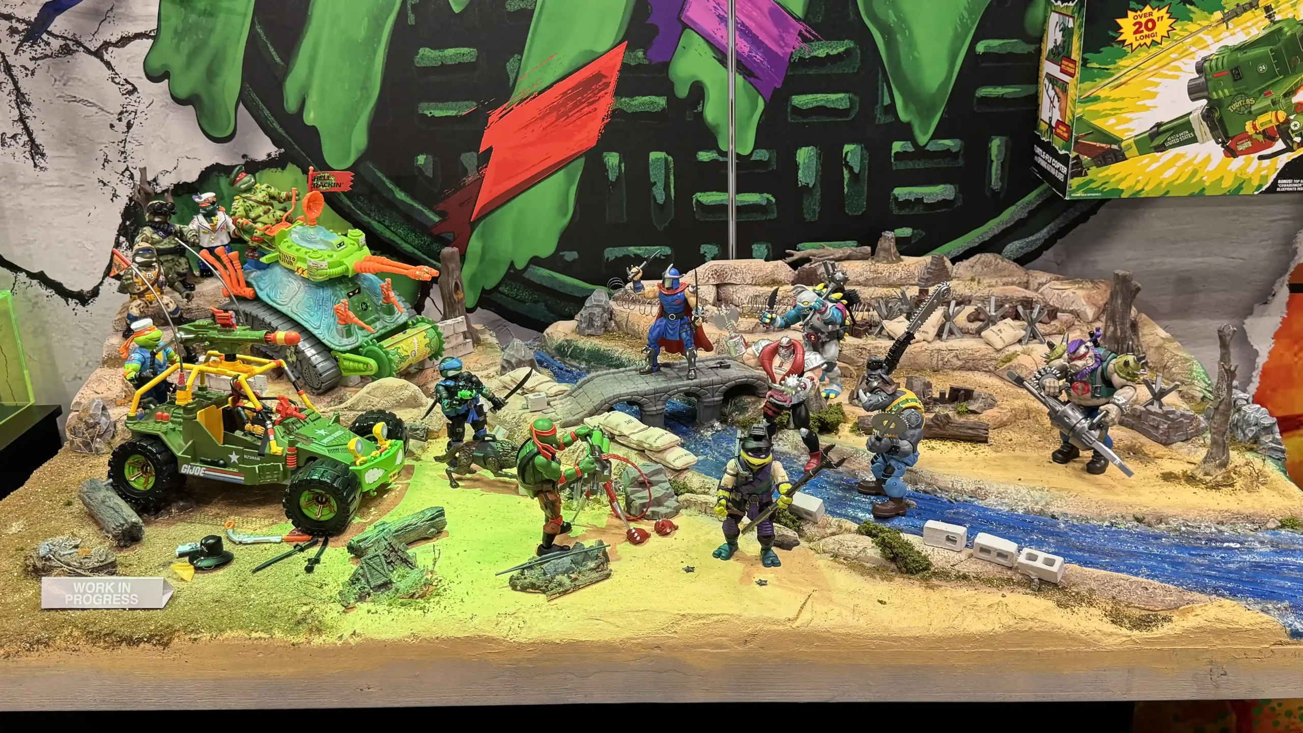 Playmates Teenage Mutant Ninja Turtle TMNT GI Joe Crossover Toy Fair Booth Tour 22