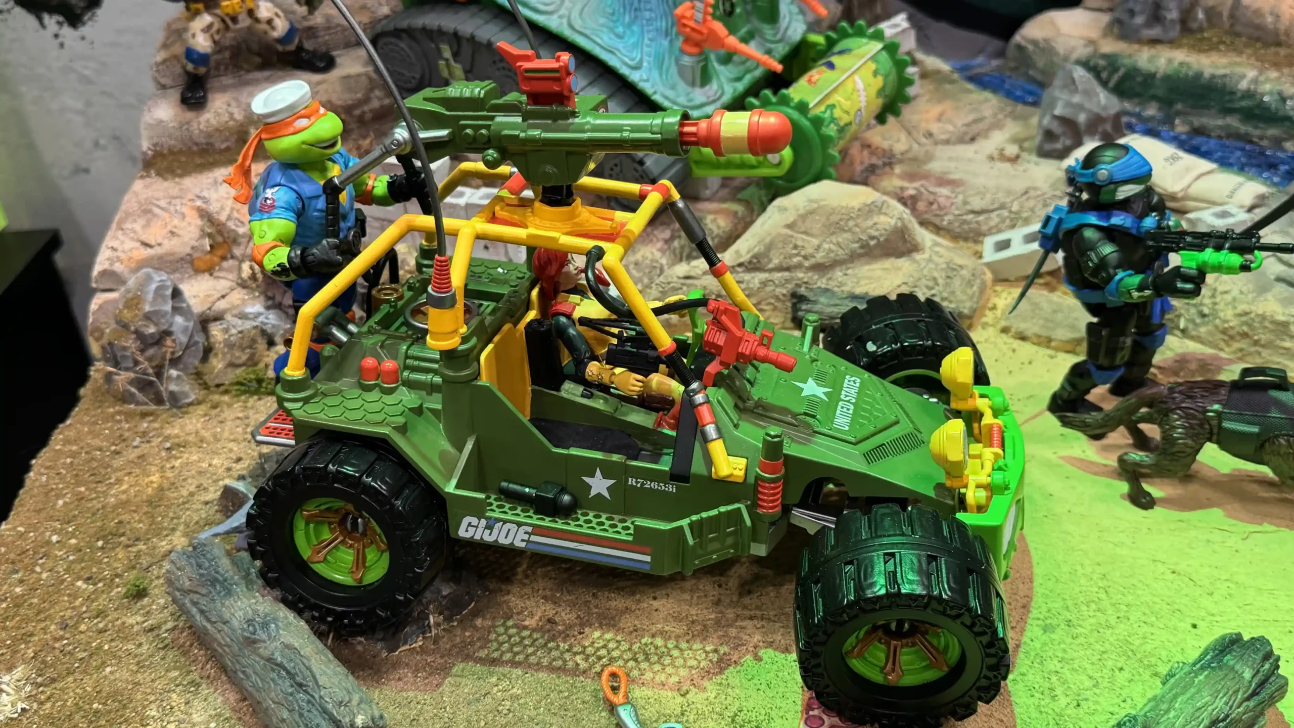 Playmates Teenage Mutant Ninja Turtle TMNT GI Joe Crossover Toy Fair Booth Tour 35