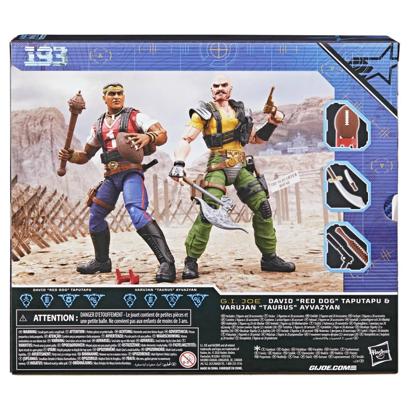 Red Dog Taurus 2-Pack GI Joe Classified Series Official 1