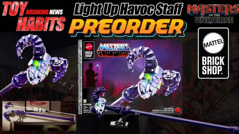 Skeletor Light Up Havoc Staff MOTU Mattel Brick Shop Preorder