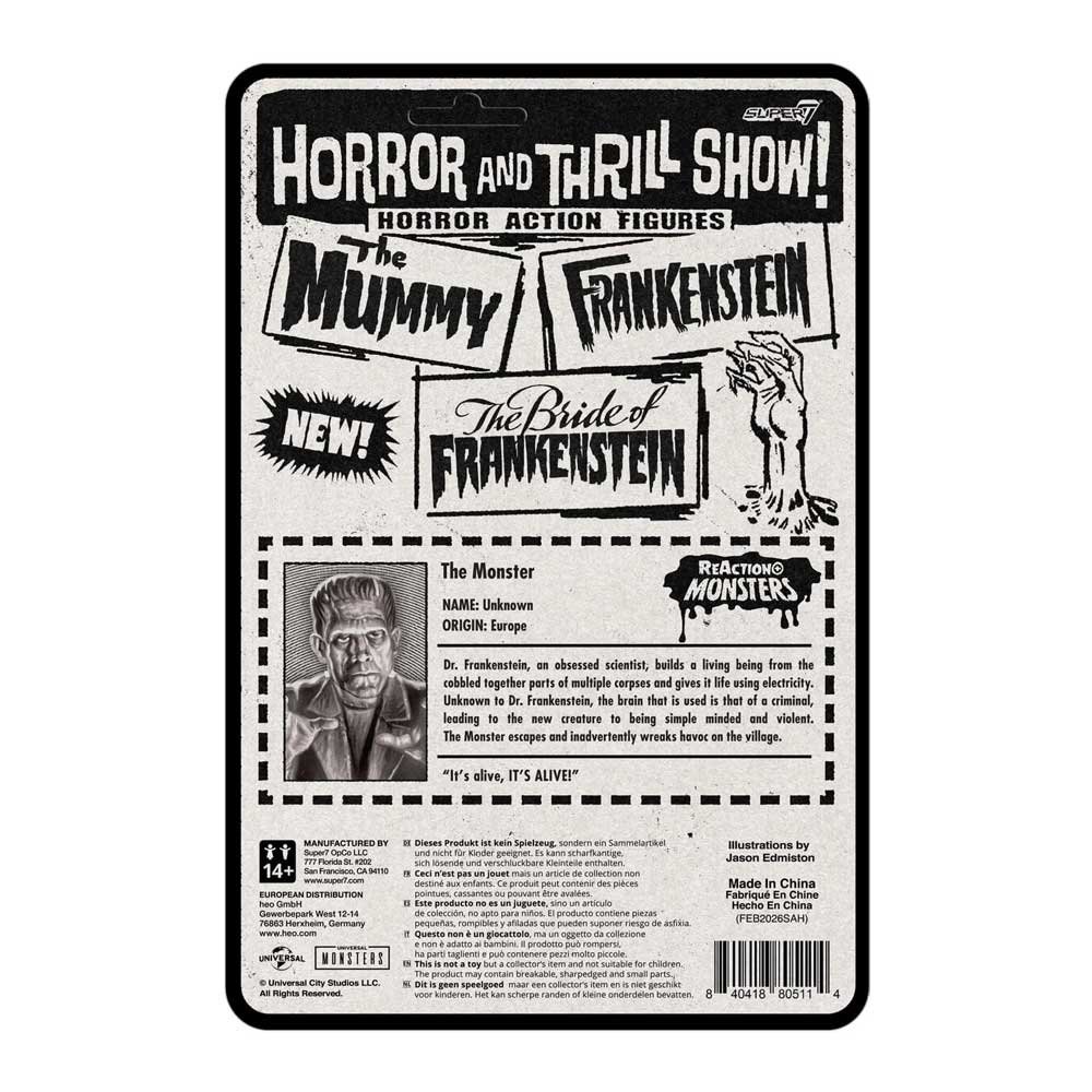 Super7 ReAction+ Wave 02 Universal Monsters Frankenstein 4