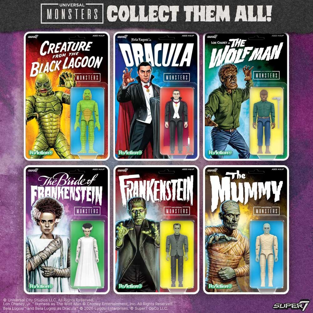 Super7 Universal Monsters ReAction+ Wave 2 Preorders